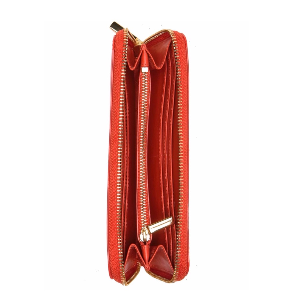 Tory Burch Wallet | Stacked Logo | Patent Leather - Picture 8 of 8